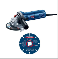 Profesyonel Set: Avuç taşlama makinesi GWS 9-125 S + 1 x X-LOCK Carbide Multiwheel kesme diski