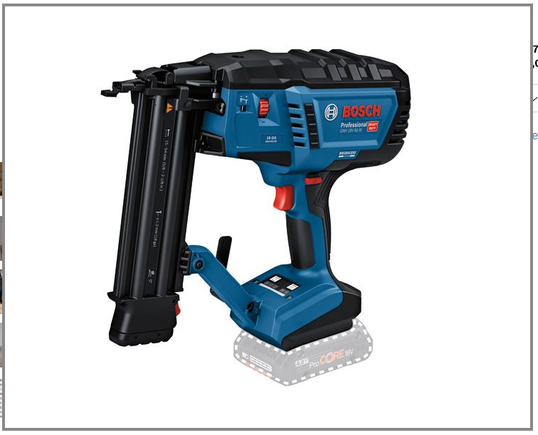 Akülü Ahşapta Çivi Çakma Makinesi  GNH 18V-50 M